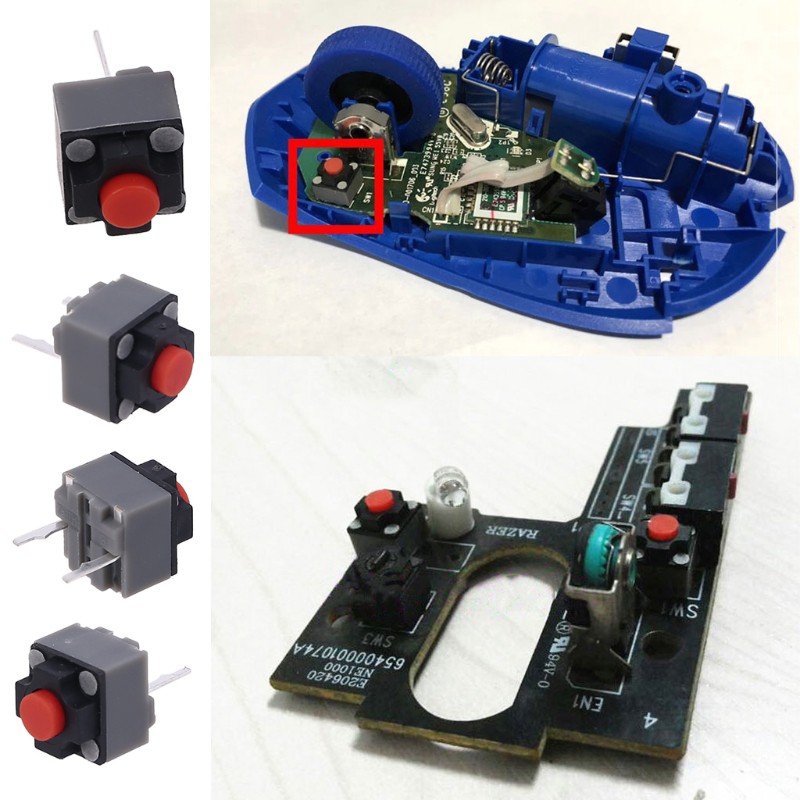 Bộ 5 Công Tắc Micro 6x6 X 7.3 mm