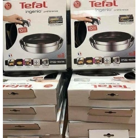 Set 2 chảo TEFAL Ingenio Preference, cán rời, size 22cm và 26cm