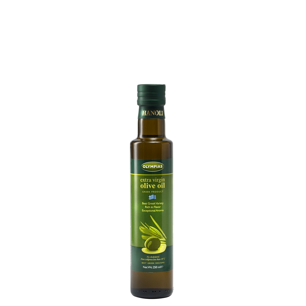 Combo thùng 12 chai Dầu oliu siêu nguyên chất OLYMPIAS chai 250ml