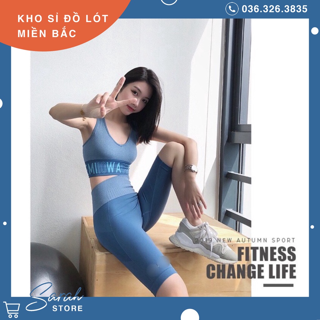 Quần tập ngố cao cấp Gym nữ cạp lưng cao, co giãn 4 chiều,dùng tập Yoga, Gym, Zumba, Aerobic Just KK