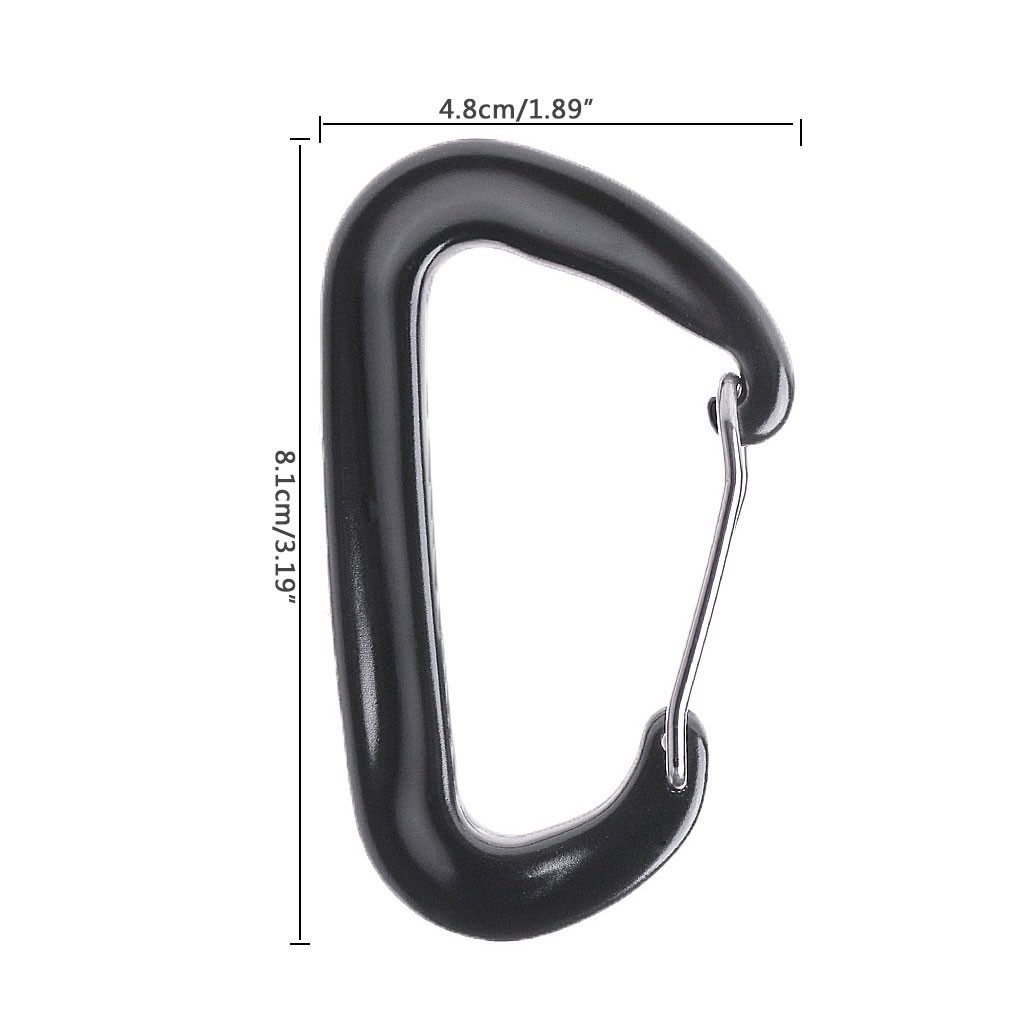 Móc khóa chữ D chuyên nghiệp dành cho leo núi