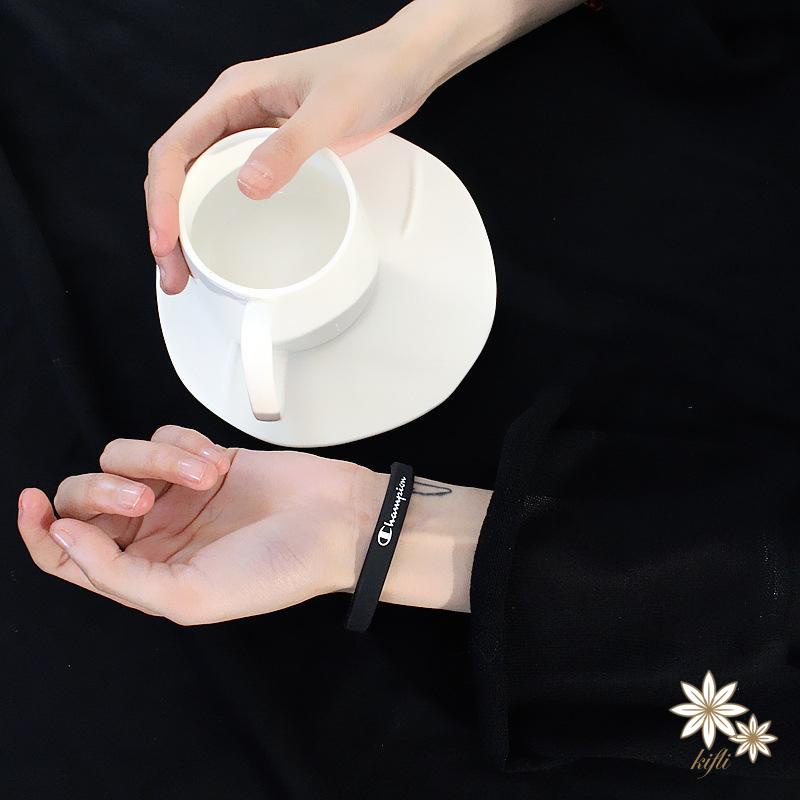 【kifli】Vòng Tay Silicon Champion, Vòng Tay Nam Nhà Vô Địch