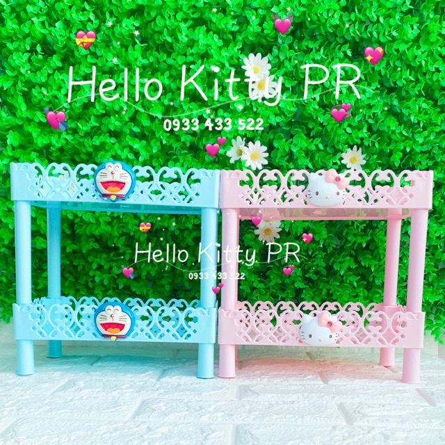 Kệ nhựa đựng mỹ phẩm, phụ kiện Hello Kitty