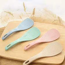 Vá thìa múc cơm nhựa lúa mạch chống dính nhiều màu