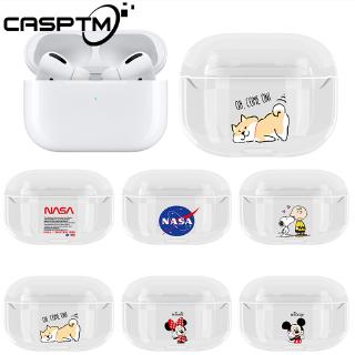 Earphone Case For Apple AirPods Pro Bluetooth Headset Cover Cute Transparent Hard PC Cartoon Protector Box