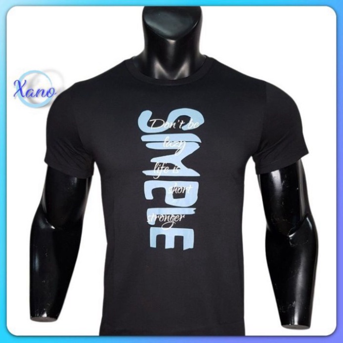 Áo Thun Nam Tay Lỡ Cotton Vải Mát Lạnh Giá Rẻ, Áo Phông Tee Basic Trắng Đen Kiểu Hàn Quốc | A01 -138 Lov3youShop | BigBuy360 - bigbuy360.vn