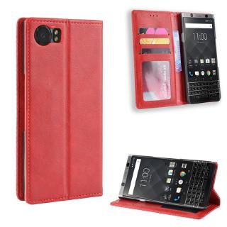 Bao da nắp gập từ tính sang trọng thời trang cho BLACKBERRY KEYONE