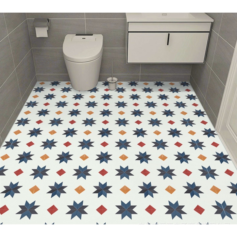 1 mét decal giấy dán nền dán sàn nhà Ô TÁM CÁNH HS2006