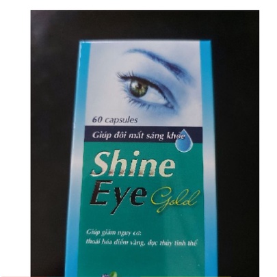 SHINE EYE GOLD - Tăng Cường Thị Lực Cho Mắt Chống Khô Mắt, Mỏi Mắt