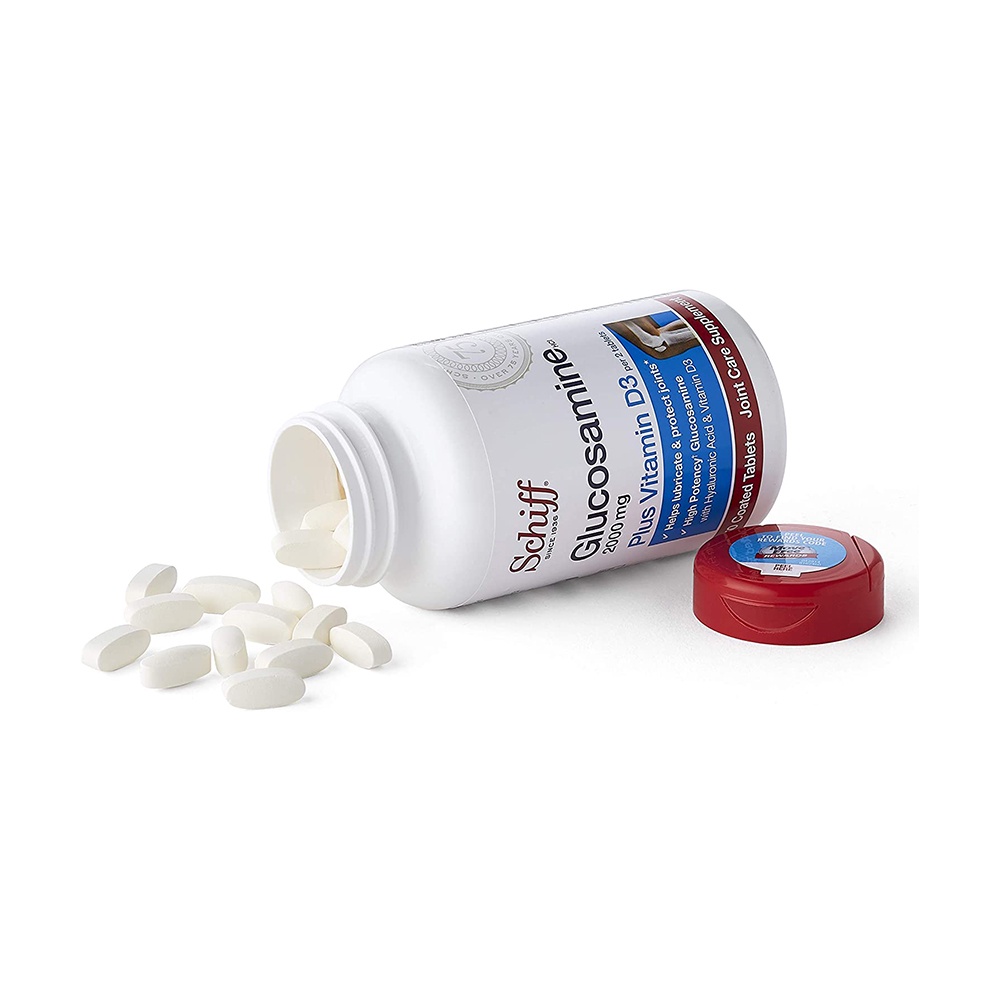 Viên uống bổ khớp Schiff Glucosamine 2000mg plus Vitamin D3 hộp 150 viên của Mỹ