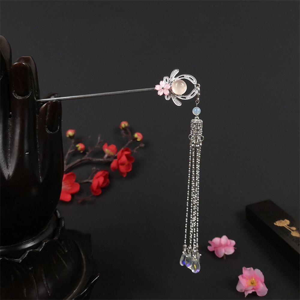 Trâm Cài Tóc Hình Giọt Nước Đính Hoa Sang Trọng Cho Cô Dâu|Nĩa Ăn Bằng Thép Không Gỉ Chất Lượng Cao