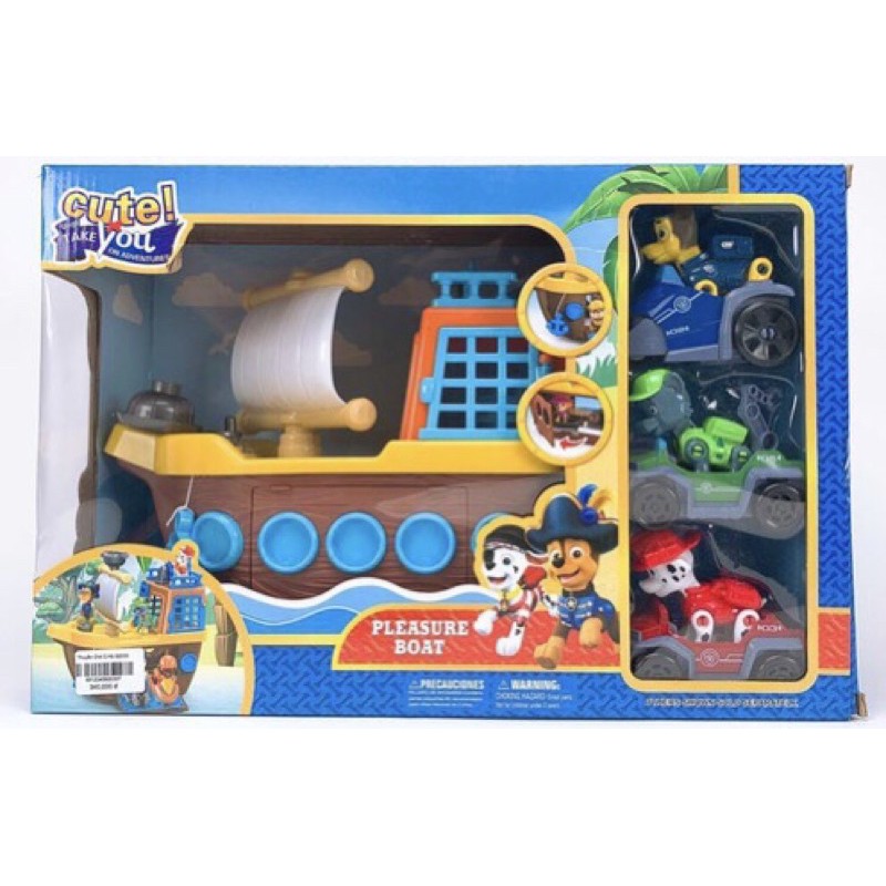 Bộ Đồ Chơi Du Thuyền Đội Chó Cứu Hộ-Paw Patrol Siêu Ngộ Nghĩnh