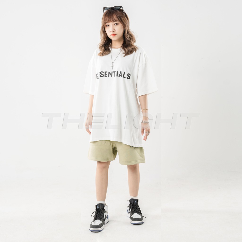 Áo thun tay lỡ FEAR OF GOD FOG ESSENTIALS SS20 phông Unisex nam nữ Cotton oversize form rộng | BigBuy360 - bigbuy360.vn