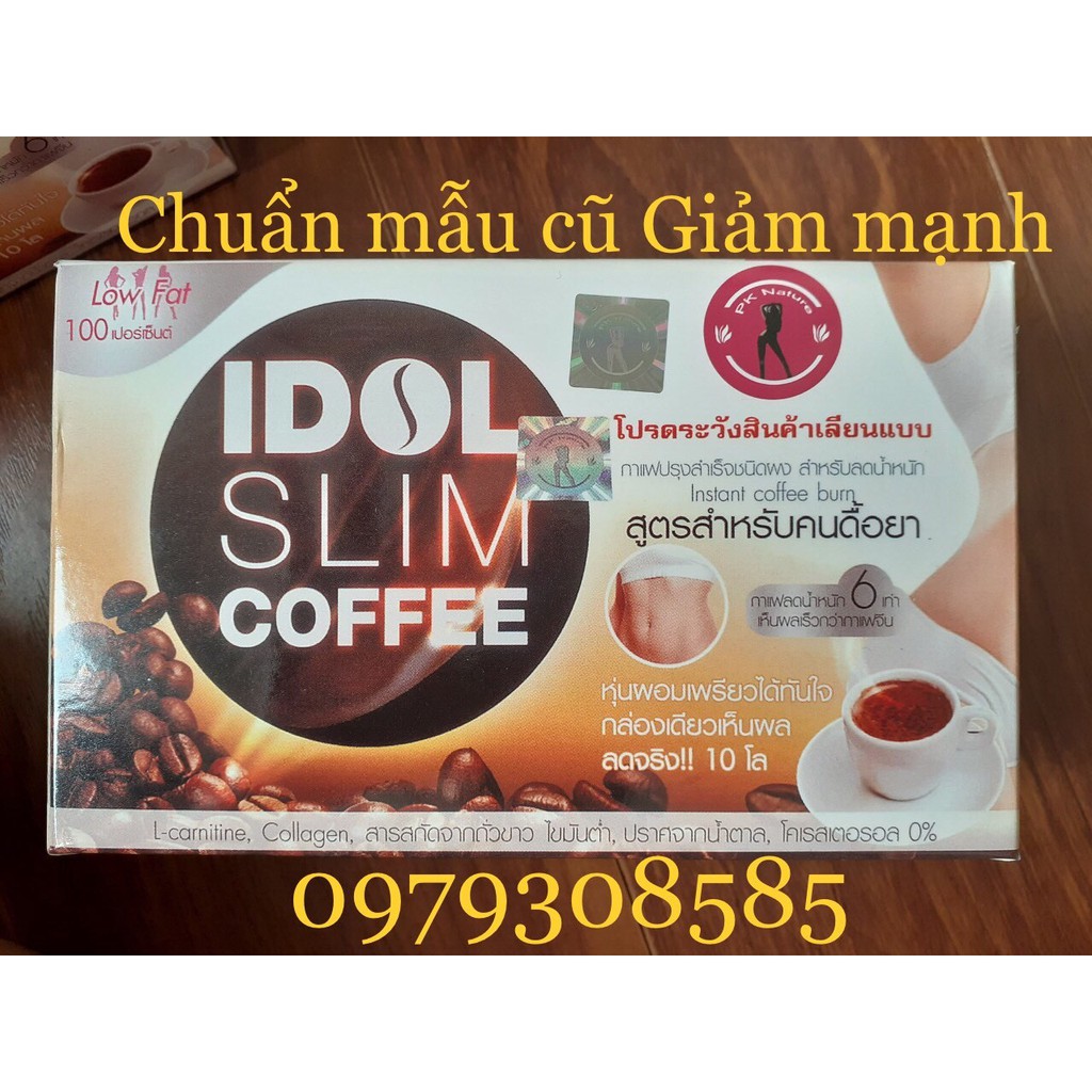 Sỉ 10 hộp cà phê IDOL SLIM chuẩn mẫu cũ Thái Lan
