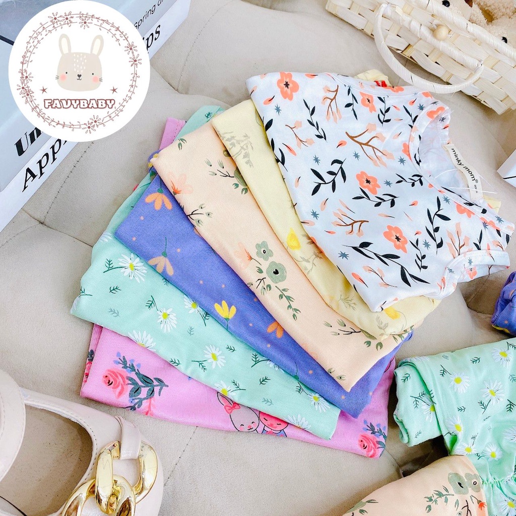 Bộ Ba Lỗ Alibaba Bé Gái MINKY MOM Chính Hãng Thun Lạnh Thời Trang Đáng Yêu Bé Đi Học Đi Chơi 0 1 2 3 4 5 Tuổi - Favybaby