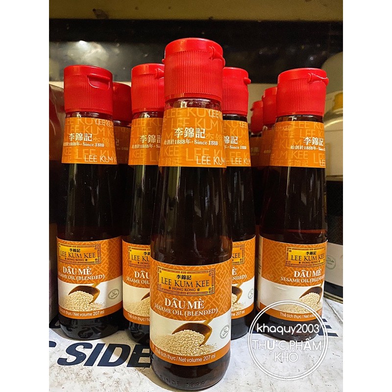 Dầu mè Lee Kum Kee 207ml - dầu mè nguyên chất