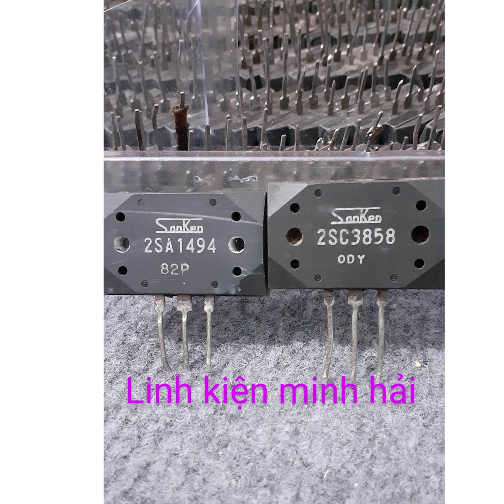 CẶP SÒ SANKEN 2SA1494/2SC3858 CHÍNH HÃNG 17A 200W 200V THÁO MÁY