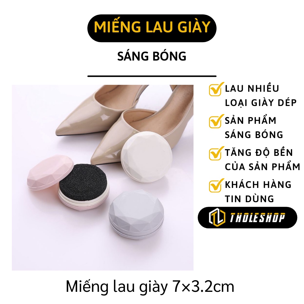 Miếng Lau Giày - Mút Đánh Giày Dép Da, Túi Xách Tăng Độ Bền Sản Phẩm 9376