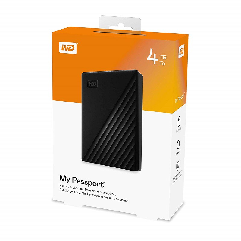 Ổ cứng HDD Western Digital My Passport 4Tb 2.5'' (Mẫu mới 2019)