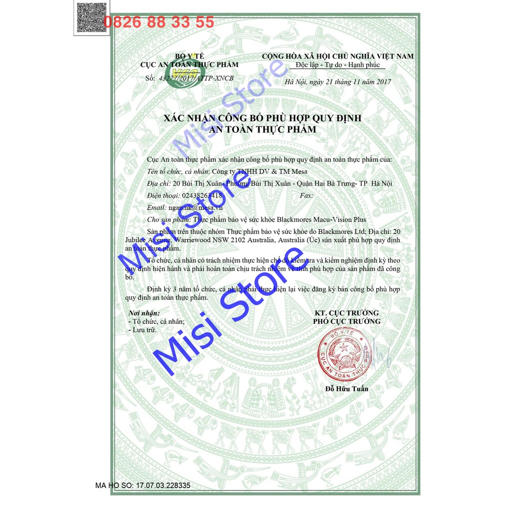 Viên Uống Bổ Mắt Blackmores Macu-Vision Của Úc