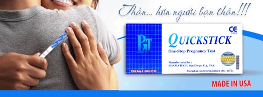 Que thử thai Quickstick USA