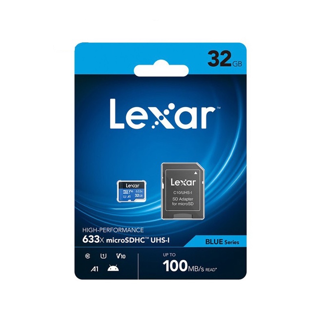 THẺ NHỚ CAMERA 32GB LEXAR - Thẻ Nhớ và Bộ Nhớ Mở Rộng