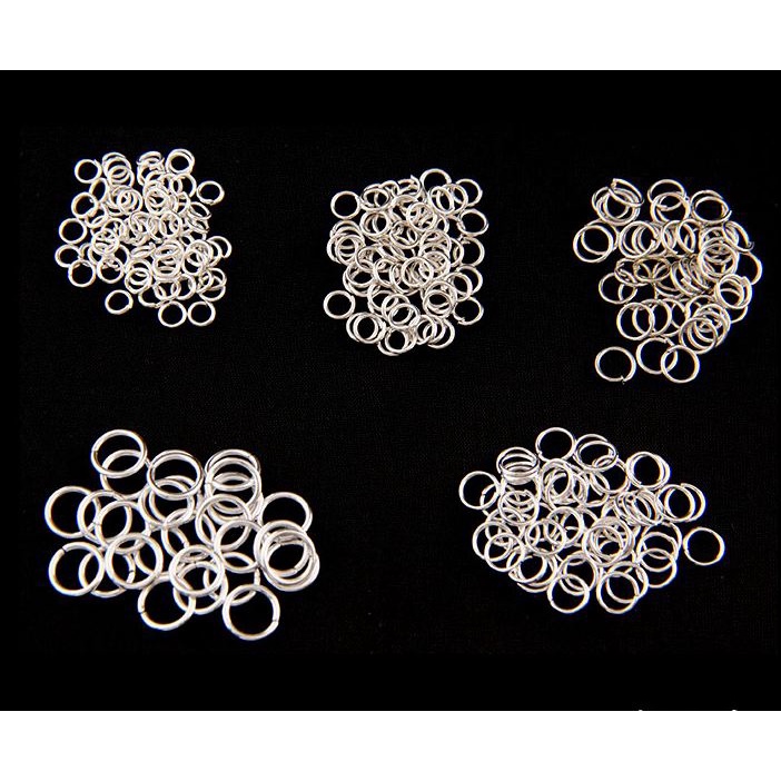 100gam KHOEN TRÒN KẾT NỐI CÁC PHẦN KHUYÊN TAI, VÒNG, MÓC KHÓA 4-5-6-7-8-10mm