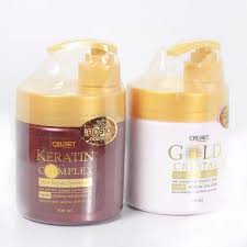 Kem Ủ Cruset Keratin Complex - Gold Crystal 500g kèm hộp 40ml