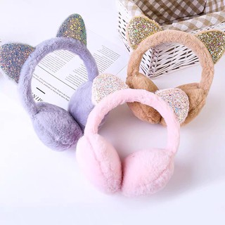 Bịt Tai Lông Giữ Ấm Mùa Đông Phong Cách Neko Nhật Bản