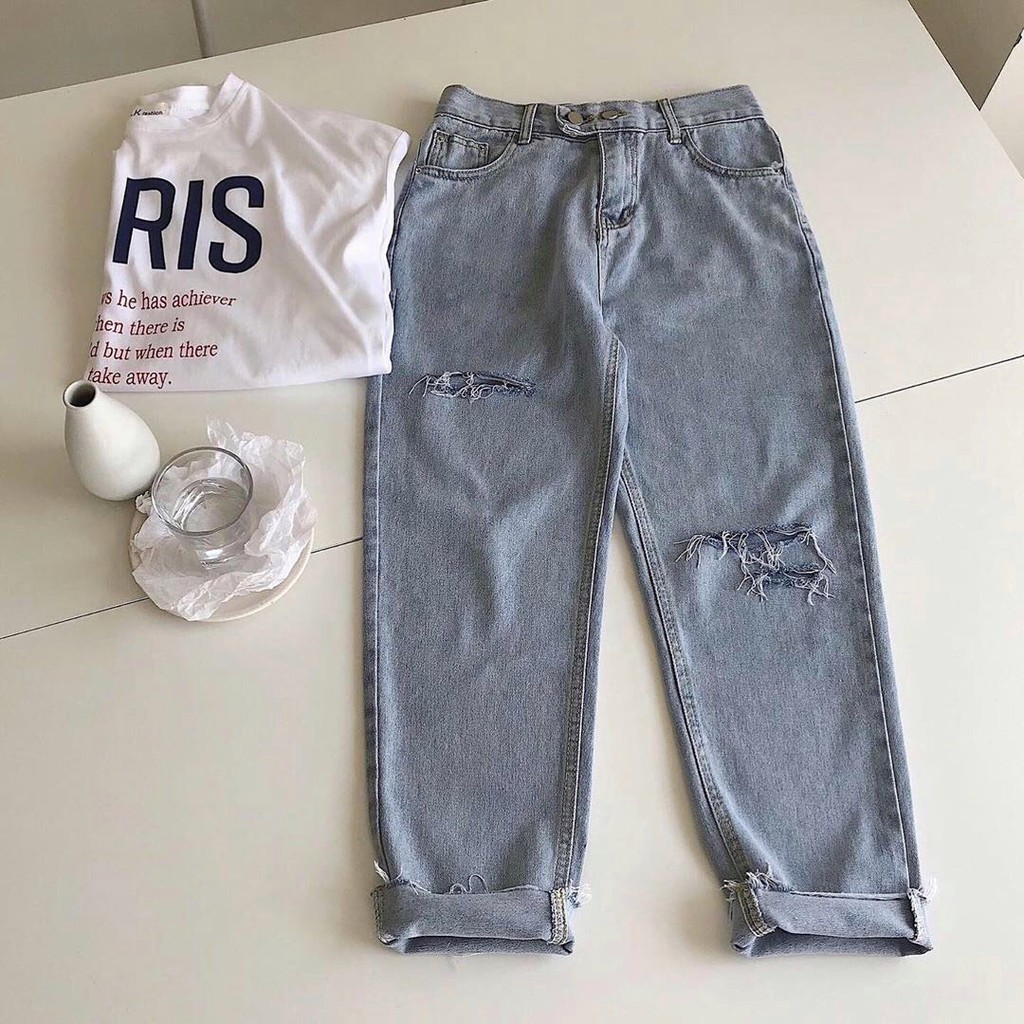 Quần Jean Nữ ❤FREESHIP❤ Giảm 10K khi nhập - Quần Jean Nữ Rách/Nam nữ unisex | BigBuy360 - bigbuy360.vn