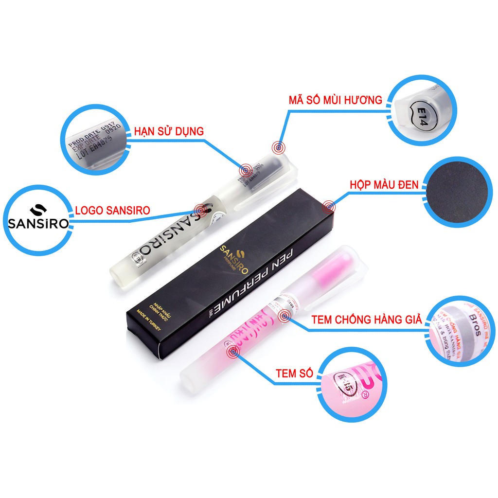 Nước hoa nam ❤️ Freeship ❤️ Nước Hoa mini ❤️ Nước hoa Sansiro E125 Thổ Nhĩ Kỳ 8ml | BigBuy360 - bigbuy360.vn