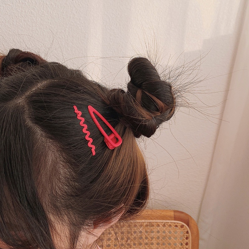 Set 4 kẹp tóc cùng tone màu - UniLabel