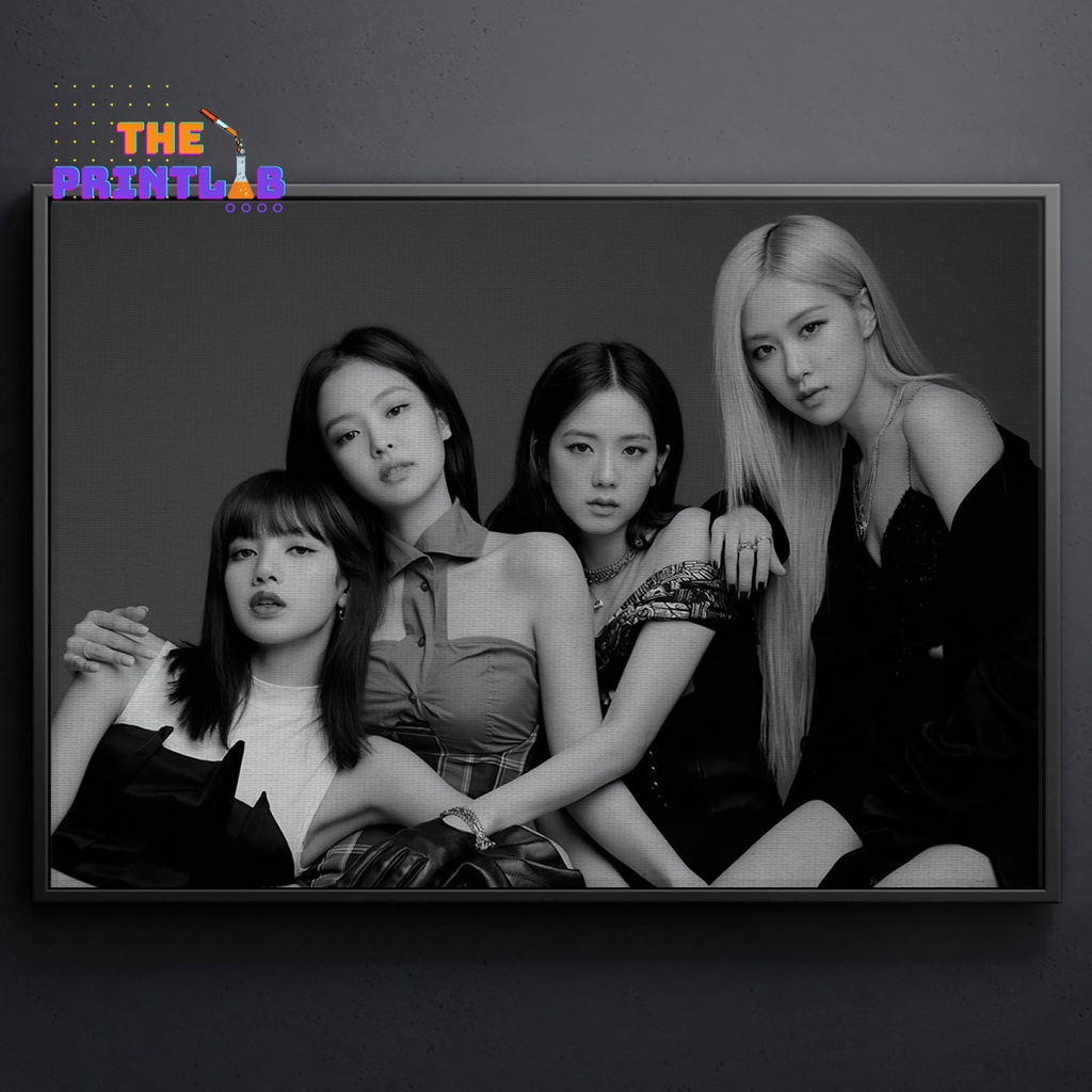 TRANH CANVAS K-POP BLACKPINK treo tường in theo yêu cầu mẫu 9