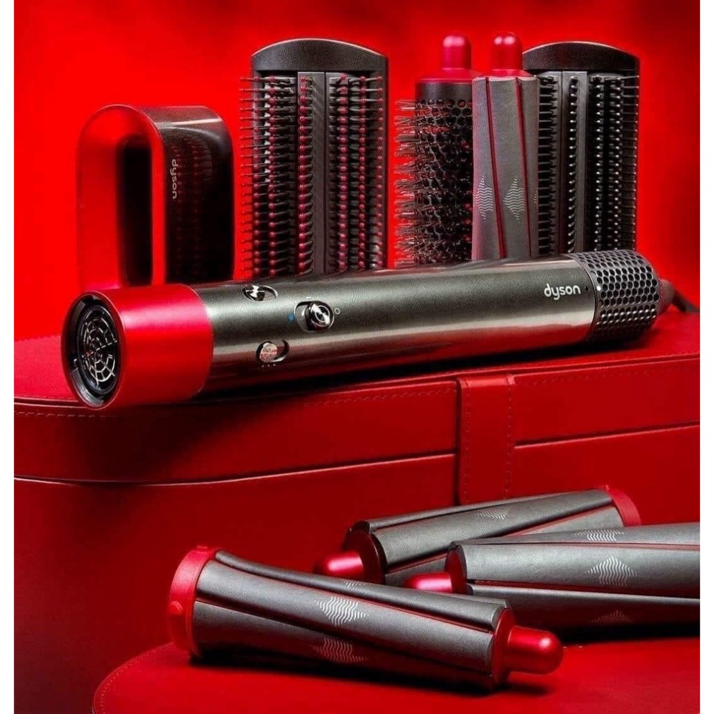 Máy Tạo Kiểu Tóc Đa Năng DYSON AIRWRAP COMPLETE, Màu Đỏ, Nhập Hàn, BH 12 Tháng