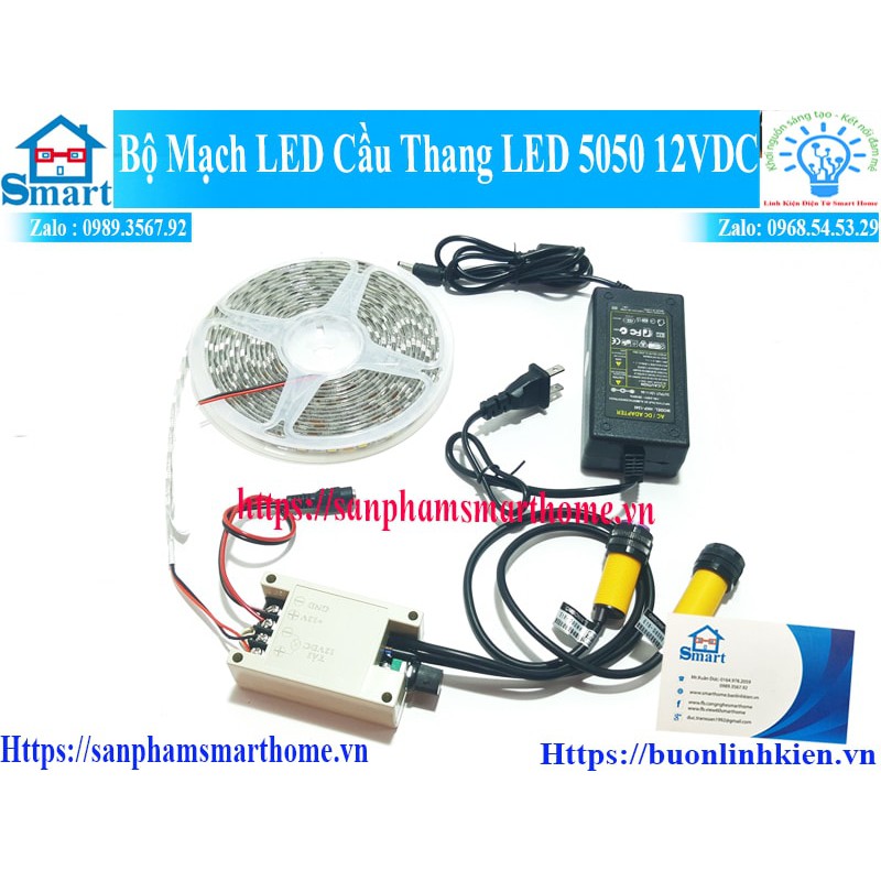 Bộ mạch led cầu thang