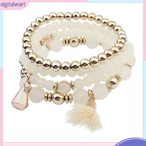 Set 4 Vòng Tay Nhiều Lớp Thời Trang Cho Nữ