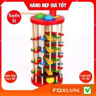 Bộ đồ chơi đập bóng lốc xoáy-thang lăn bóng nhiều màu cao cấp-giúp phát triển tư duy trí tuệ cao cho bé