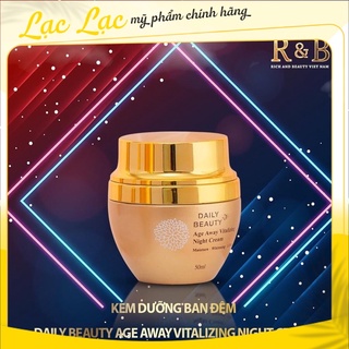[Tặng mặt nạ nhau thai cừu] Kem Dưỡng Da Ban Đêm Daily Beauty Age Away Vitalizing Night Cream