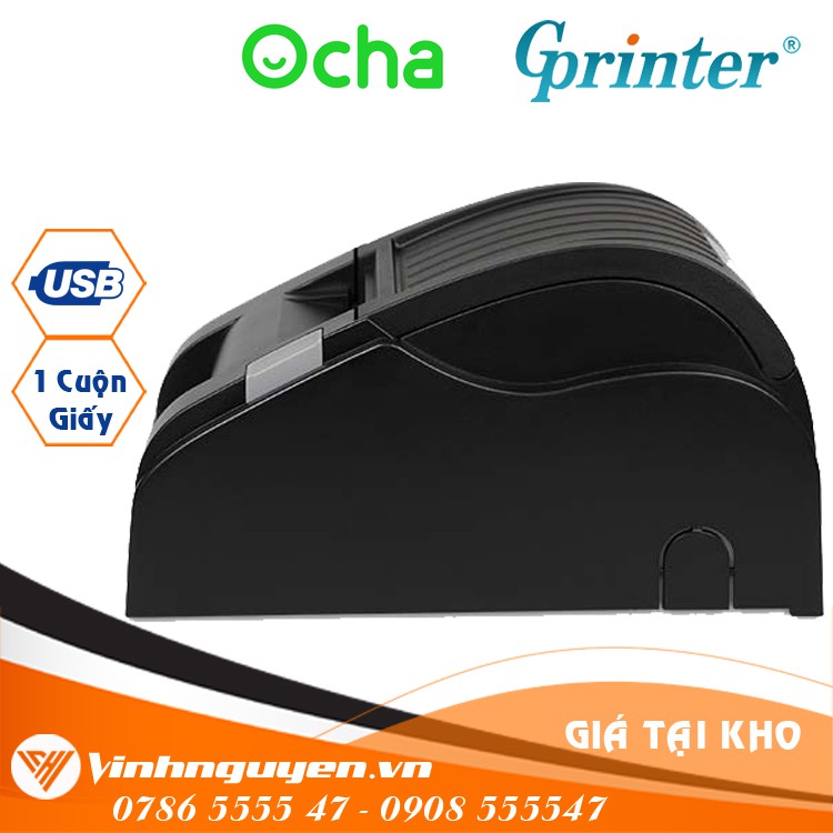 [XẢ KHO 5000 cái] Máy in hóa đơn Wifi Ocha POS GP-5890XIII [WIFI+USB] Máy in bill Không Dây Cao Cấp