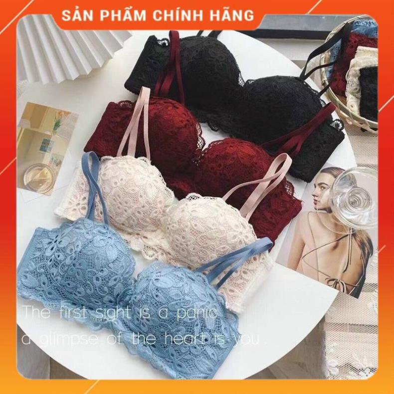 Áo Ngực Ren 2 Dây Trong 1, Áo Lót Nữ Kiểu Mới Ren Đẹp Tinh Tế 0779