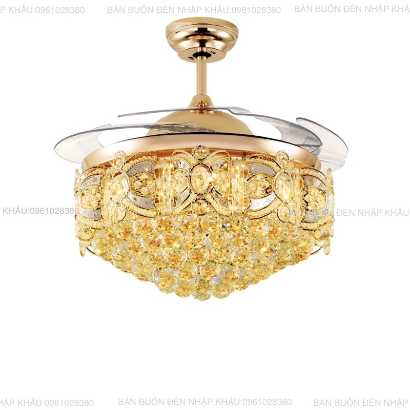 Quạt Trần Pha Lê F07 loại Chính Hãng