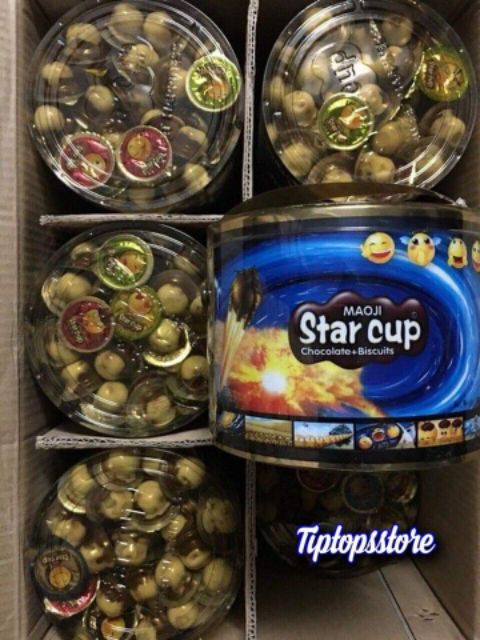 BÁNH QUY CHOCOLATE STAR CUP MAO JI THÁI LAN 500G | BigBuy360 - bigbuy360.vn