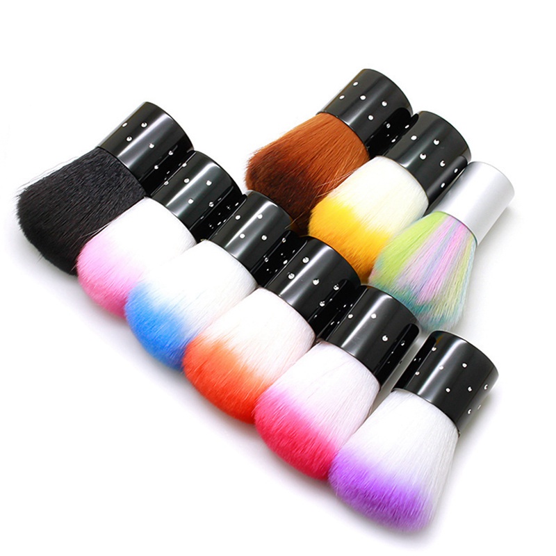 [Hàng mới về] Cọ tròn quét bụi móng tay chất liệu nylon