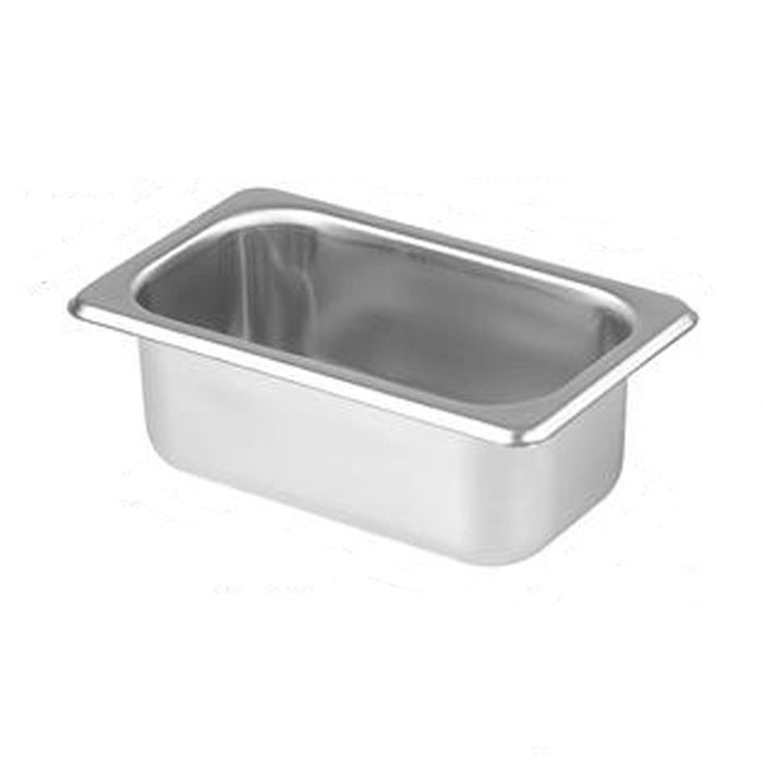 Khay Inox GN 1/9 Đựng Thực Phẩm Đựng Thạch Topping Các Size (Không Nắp) vntrade