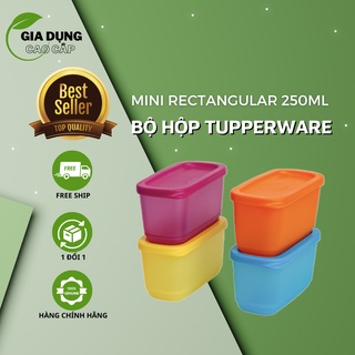 Bộ hộp mini rectangular 250ml tupperware