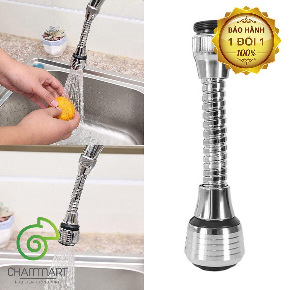 Đầu vòi xịt nước tăng áp Free ship Đầu vòi chậu rửa bát dễ dàng lắp đặt - Có hướng dẫn lắp đặt