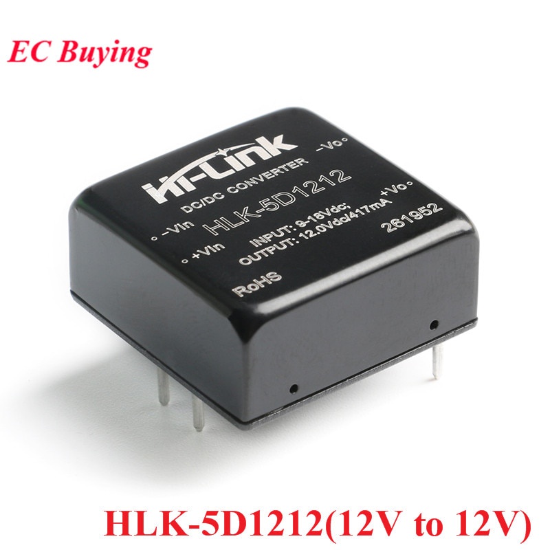 Mô Đun Chuyển Đổi Dc-Dc 5w Dc 12v Sang 15v / 5v / 12v 24v Sang 5v / 12v Hlk-5D2405 / 5d1205 / 5d121212 / 5d1215 / 5d1224