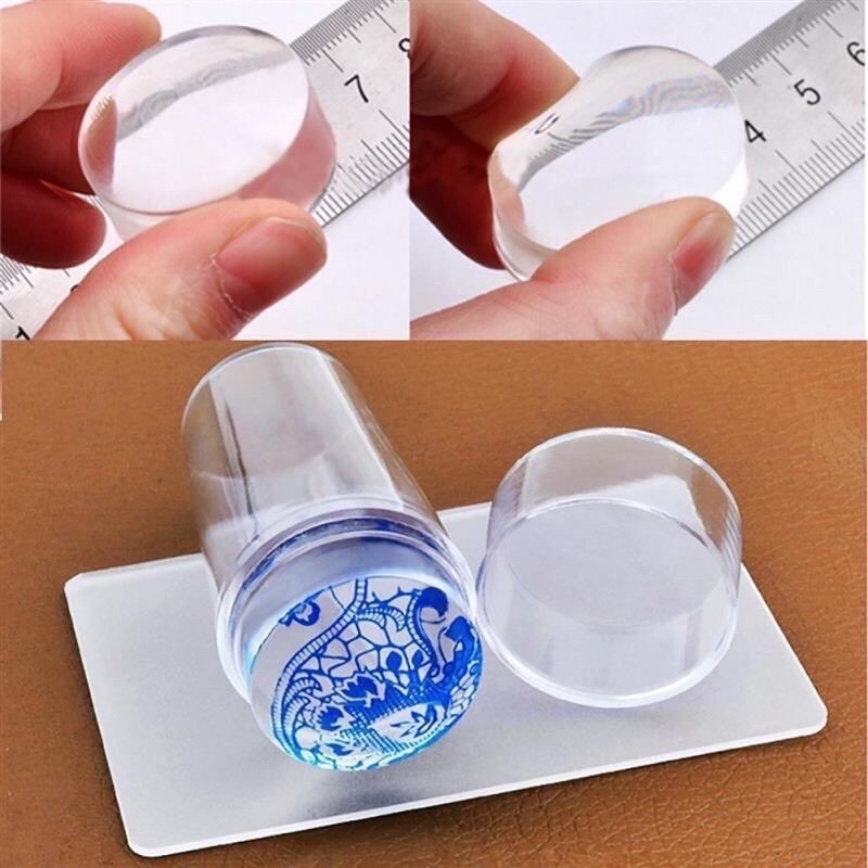 con dấu silicon in hình móng tay