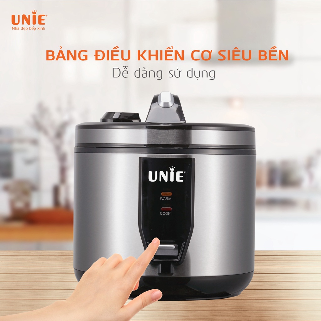 [Mã ELHADEV giảm 4% đơn 300K] Nồi cơm điện UNIE UE-625 dung tích 1.8L