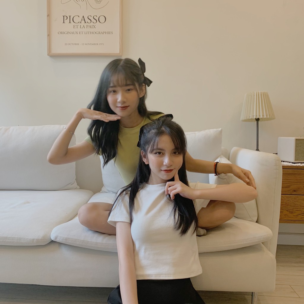 [Mã WASKT304 giảm 15% tối đa 30K đơn 99K] áo thun tăm ngắn tay AP480 1994closet